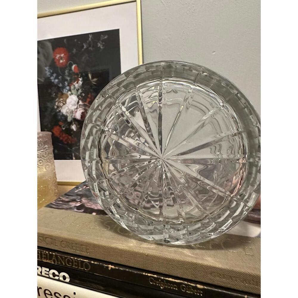 Vintage Large Waterford Crystal Jar Without Lid PRISTINE Condition Cottagecore - Picture 5 of 5